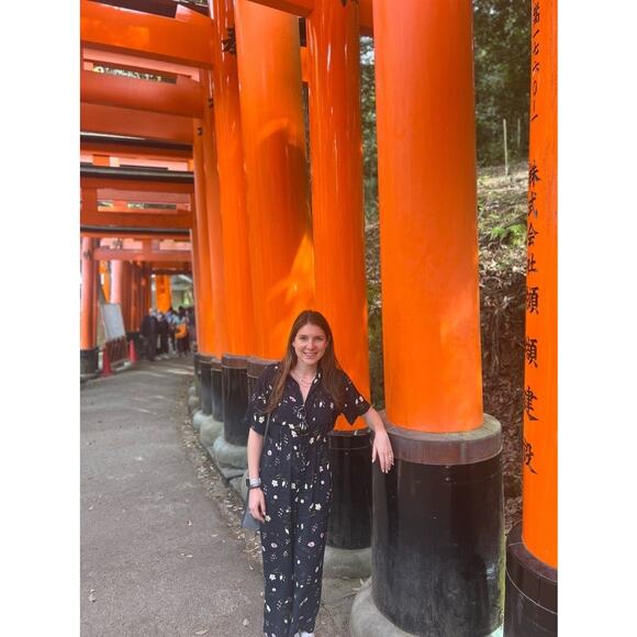 THAKOON COLLECTIVE Black Floral Print Tie Waist Collar Button Front Jumpsuit 10 - Picture 4 of 12